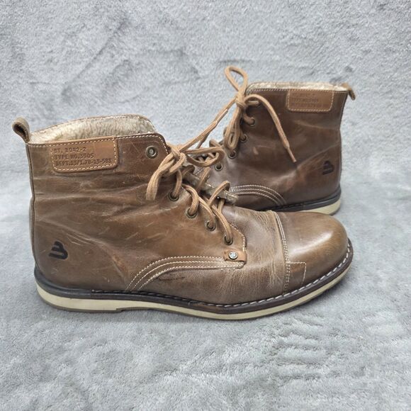 Bull Boxer Gelos Brown Leather Laced Boots Men\'s Size 9 main image 11